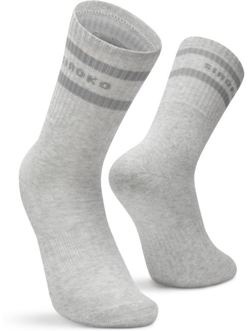 Pack de 3 meias de cano médio para desporto - Kiabi
