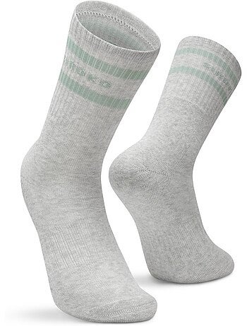Pack de 3 meias de cano médio para desporto