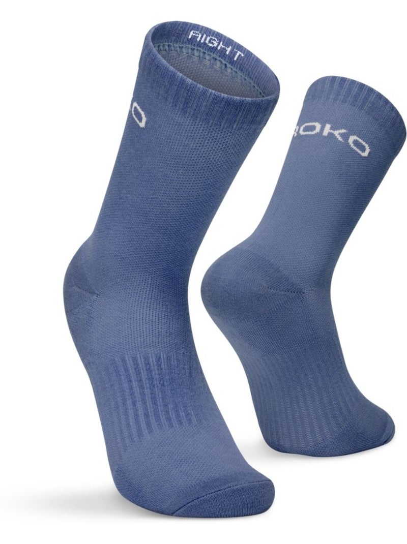 Pack de 3 meias de cano médio para padel Branco - Kiabi