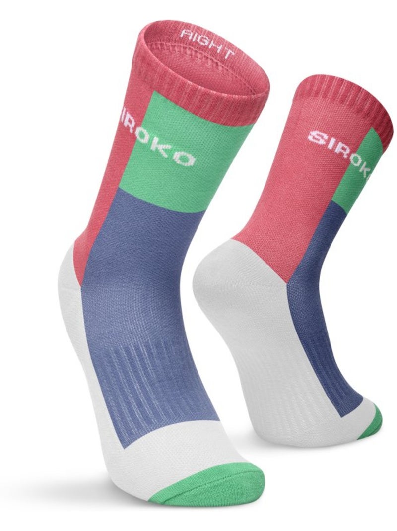Pack de 3 meias de cano médio para padel Multicolorido - Kiabi