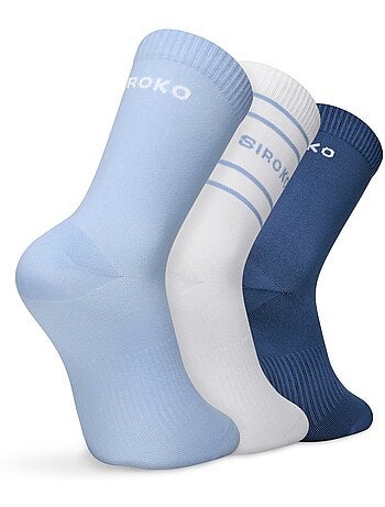 Pack de 3 meias de cano médio para ténis