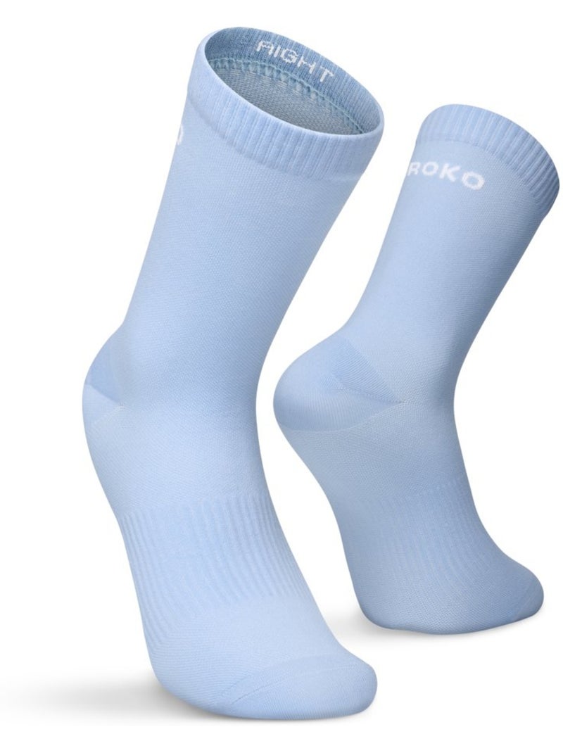 Pack de 3 meias de cano médio para ténis Azul - Kiabi
