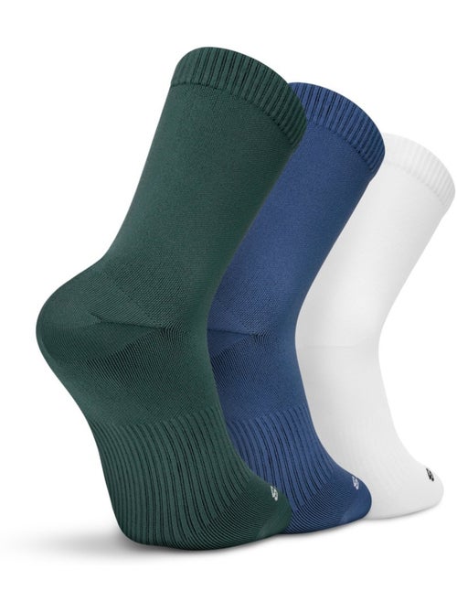 Pack de 3 meias de cano médio para ténis - Kiabi