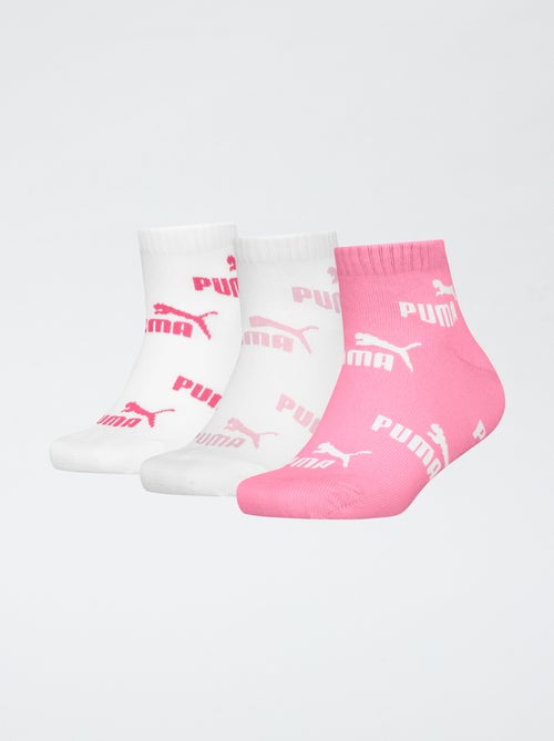 Pack de 3 meias de cano médio 'Puma' - Kiabi