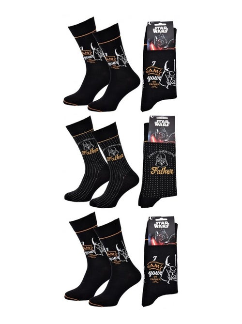Pack de 3 meias homem DISNEY STAR WARS - Kiabi Pack de 3 meias homem DISNEY STAR WARS - Kiabi