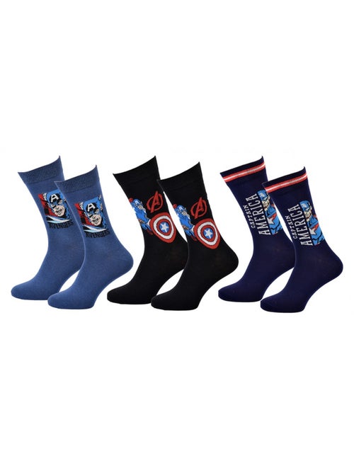 Pack de 3 Meias Homem LICENCE - Kiabi
