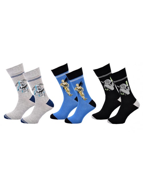 Pack de 3 Meias Homem LICENCE - Kiabi Pack de 3 Meias Homem LICENCE - Kiabi
