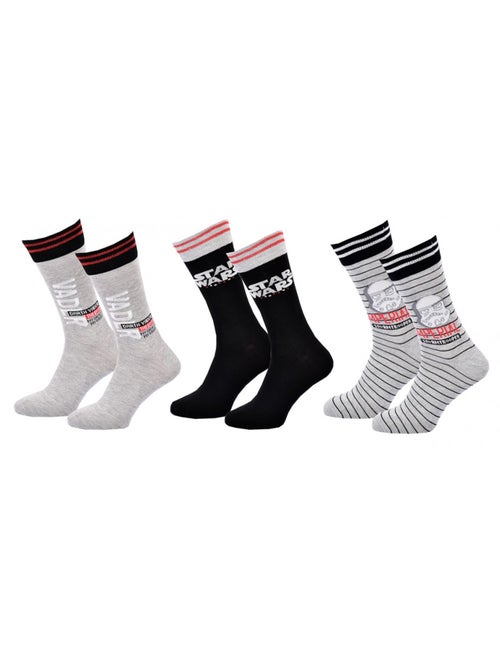 Pack de 3 Meias Homem LICENCE - Kiabi Pack de 3 Meias Homem LICENCE - Kiabi