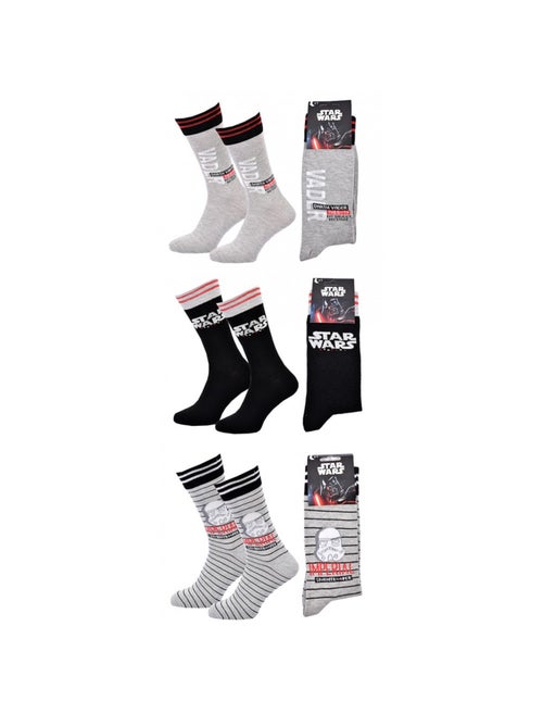 Pack de 3 Meias Homem LICENCE - Kiabi Pack de 3 Meias Homem LICENCE - Kiabi