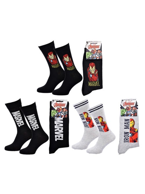 Pack de 3 Meias Homem LICENCE - Kiabi Pack de 3 Meias Homem LICENCE - Kiabi