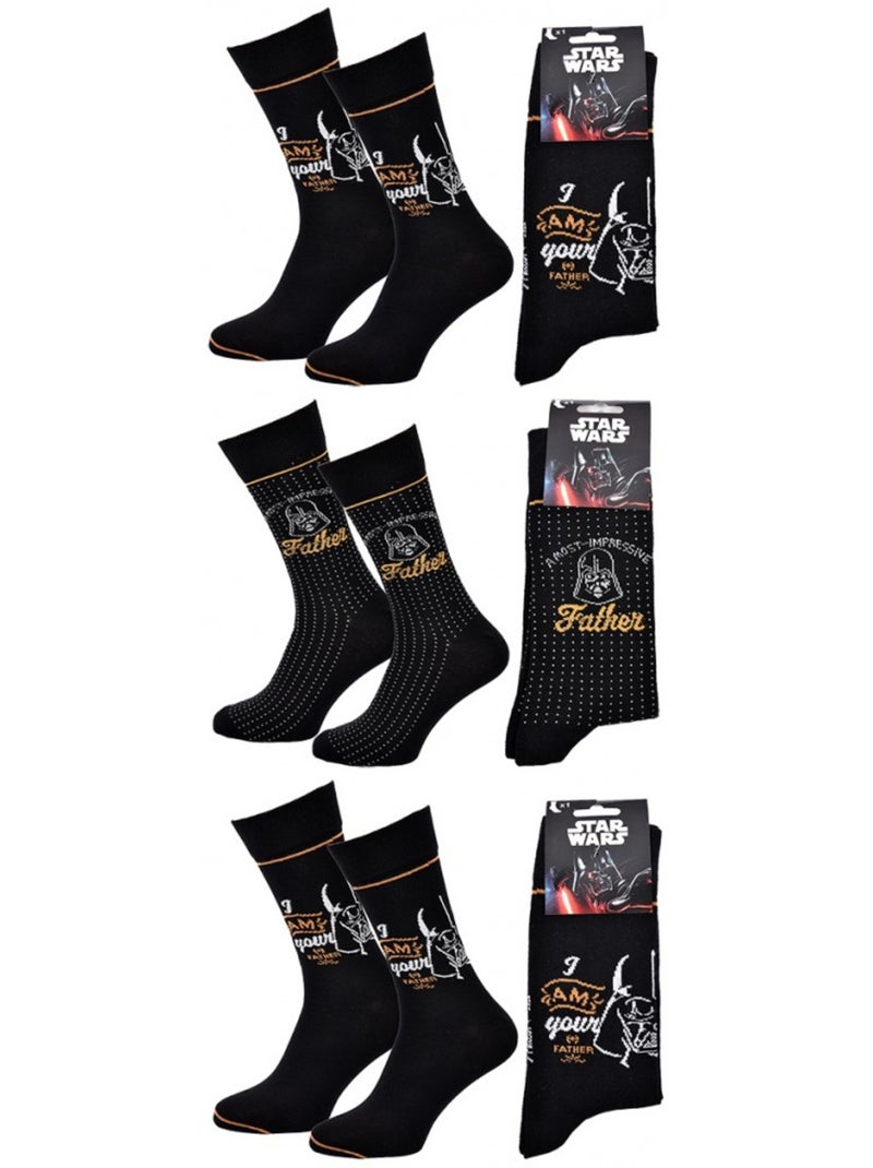 Pack de 3 Meias Homem STW - Presente Multicolorido - Kiabi