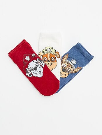 Pack de 3 meias 'Patrulha Pata'