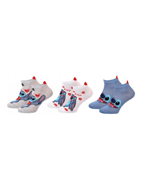 Pack de 3 Meias Rapariga DISNEY LILO ET STITCH - Kiabi Pack de 3 Meias Rapariga DISNEY LILO ET STITCH - Kiabi