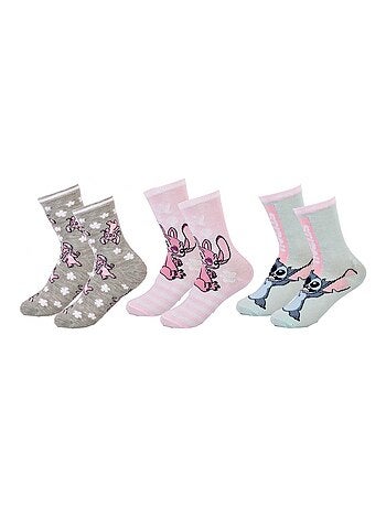 Pack de 3 Meias Rapariga DISNEY LILO ET STITCH