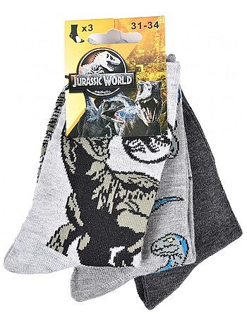 Pack de 3 Meias Rapaz JURASSIC WORLD