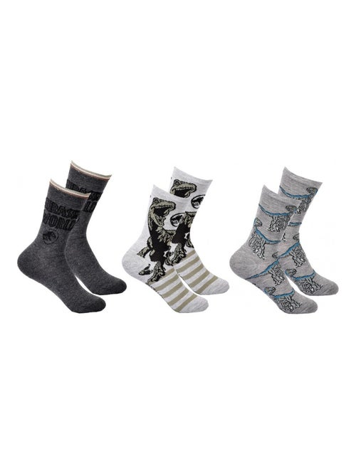 Pack de 3 Meias Rapaz JURASSIC WORLD - Kiabi Pack de 3 Meias Rapaz JURASSIC WORLD - Kiabi
