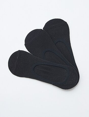 Pack de 3 meias sapatilha protetoras de pés Invisíveis