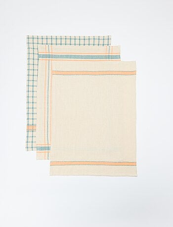 Pack de 3 panos de cozinha - Kiabi Home