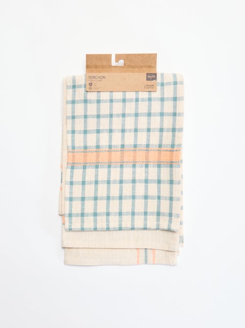 Pack de 3 panos de cozinha 50 x 70 cm - Kiabi Home - Kiabi