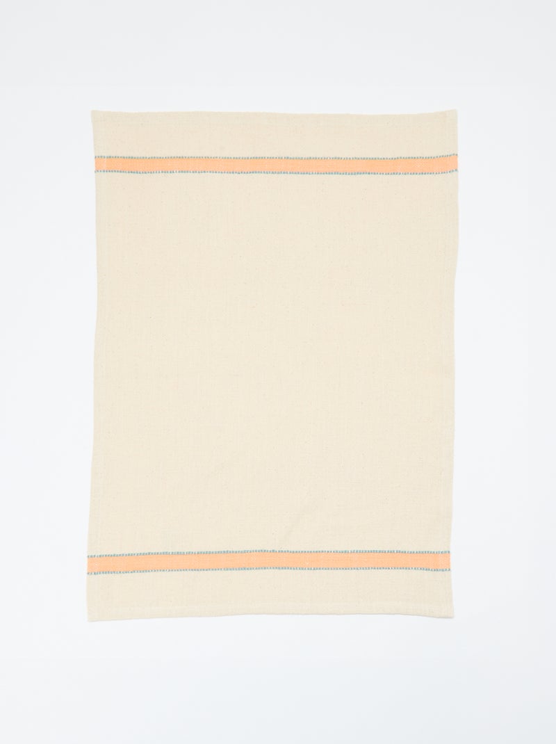 Pack de 3 panos de cozinha 50 x 70 cm - Kiabi Home Azul - Kiabi
