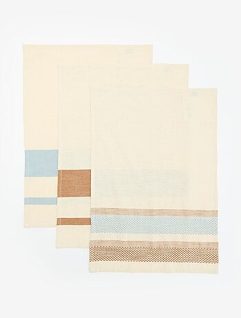 Pack de 3 panos de cozinha estampados