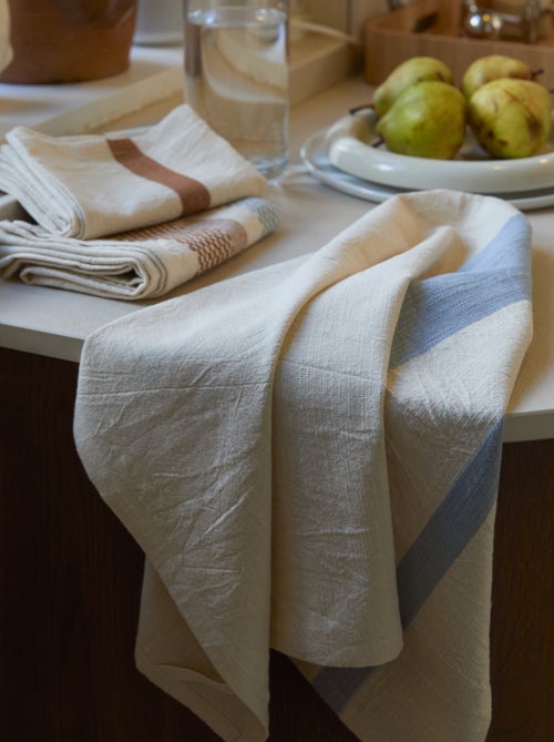 Pack de 3 panos de cozinha estampados - Kiabi Pack de 3 panos de cozinha estampados - Kiabi