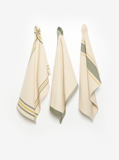 Pack de 3 panos de cozinha - Kiabi