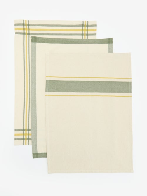 Pack de 3 panos de cozinha - Kiabi