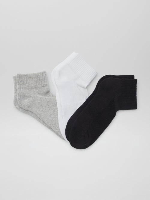 Pack de 3 pares de meias curtas - Kiabi