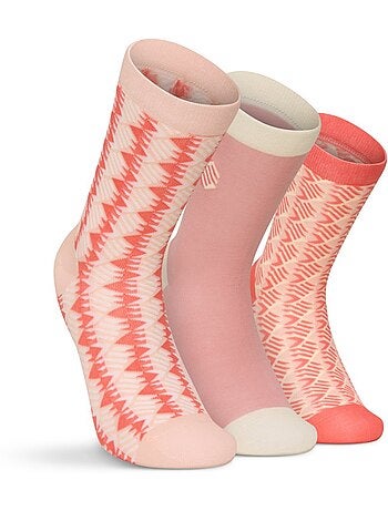 Pack de 3 pares de meias de algodão