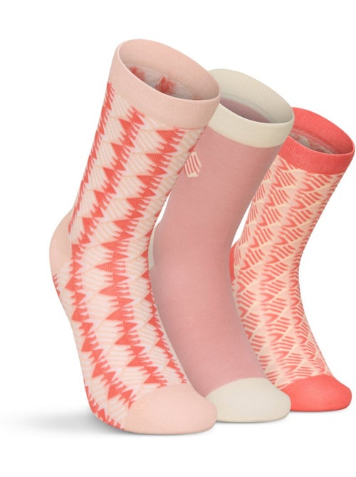 Pack de 3 pares de meias de algodão - Kiabi