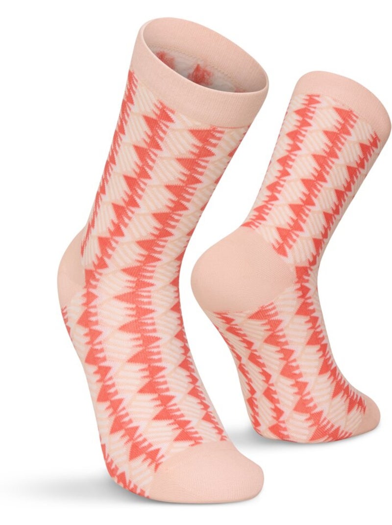 Pack de 3 pares de meias de algodão Rosa - Kiabi