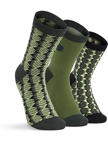 Pack de 3 pares de meias de algodão