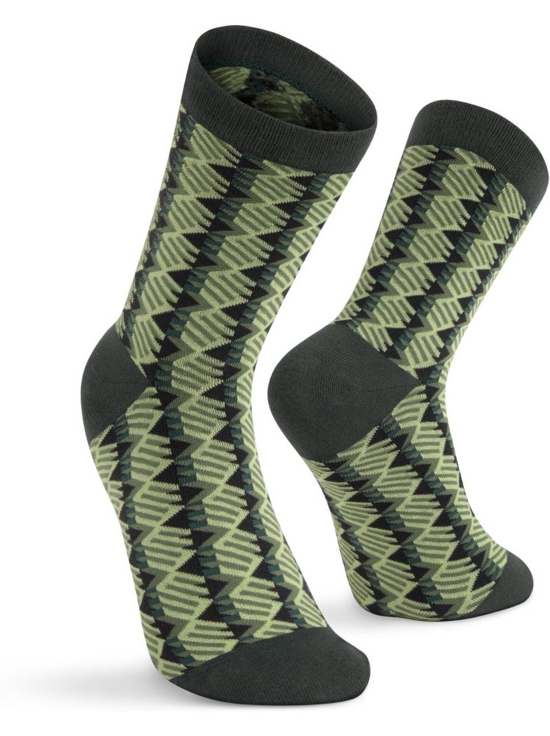 Pack de 3 pares de meias de algodão Verde - Kiabi