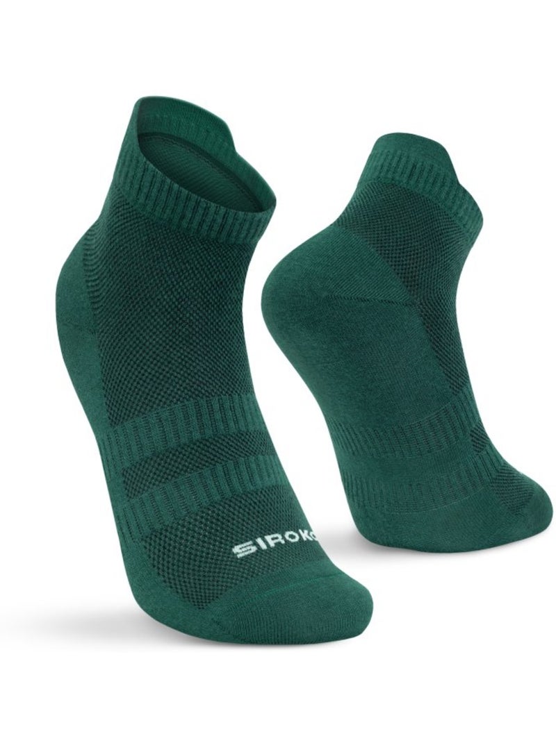 Pack de 3 pares de meias de cano baixo de algodão orgânico para golfe Branco - Kiabi