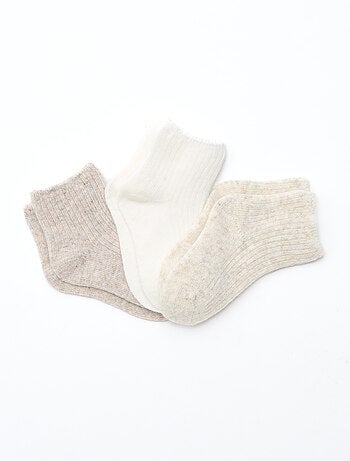 Pack de 3 pares de meias de lã