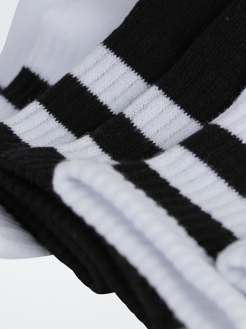 Pack de 3 pares de meias 'DIM' em algodão Branco - Kiabi