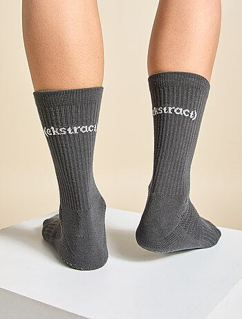 Ekstract - Pack de 3 pares de meias antiderrapantes em algodão