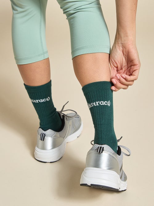 Pack de 3 pares de meias (ekstract) antiderrapantes em algodão - Kiabi