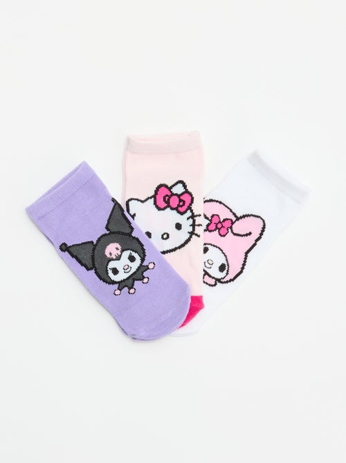 Pack de 3 pares de meias 'Hello Kitty' - Kiabi