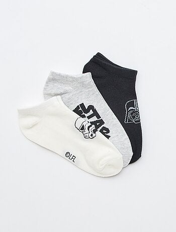 Pack de 3 pares de meias invisíveis 'Star Wars'