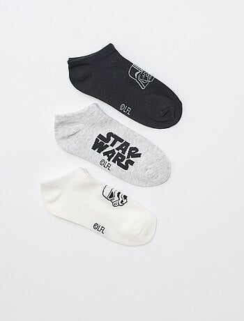 Pack de 3 pares de meias invisíveis 'Star Wars'