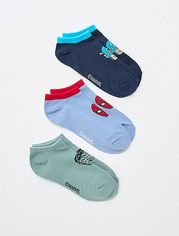 Pack de 3 pares de meias 'Marvel'