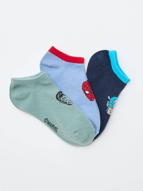 Pack de 3 pares de meias 'Marvel' - Kiabi