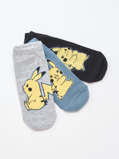 Pack de 3 pares de meias \'Pokémon\' - Kiabi