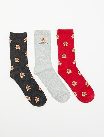 Pack de 3 pares de meias