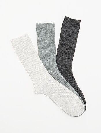 Pack de 3 pares de meias quentes