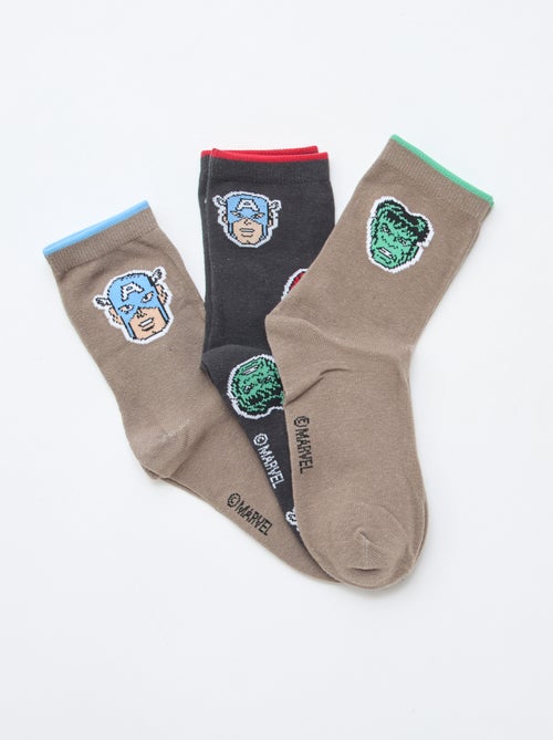 Pack de 3 pares de meias 'Spiderman' - Kiabi