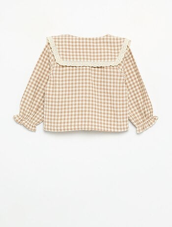 Pack de 3 peças - Jardineira + blusa + par de collants