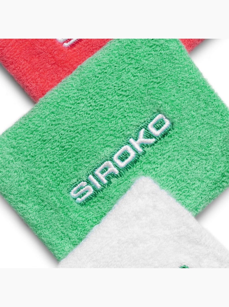 Pack de 3 punhos elásticos para padel Verde - Kiabi